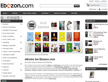 Tablet Screenshot of ebozon.com